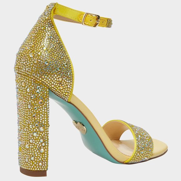 Bestey Johnson SB-RINA Yellow Sandals - Picture 3 of 7